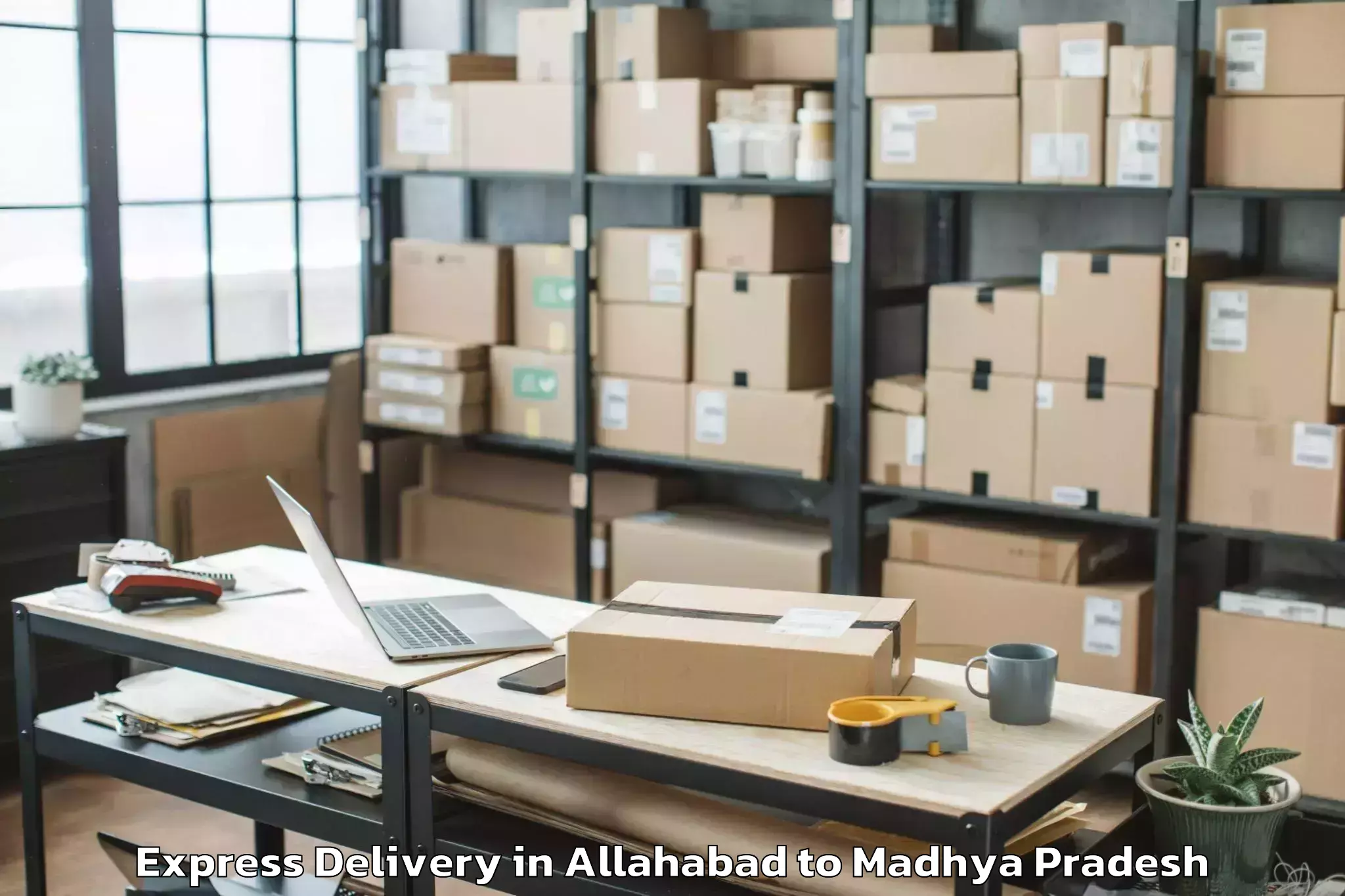 Top Allahabad to Bhopal Airport Bho Express Delivery Available